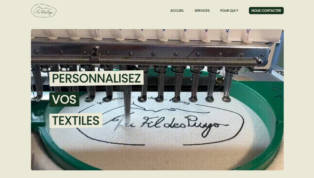 AU FIL DES PUYS — Site Vitrine par OTIKA